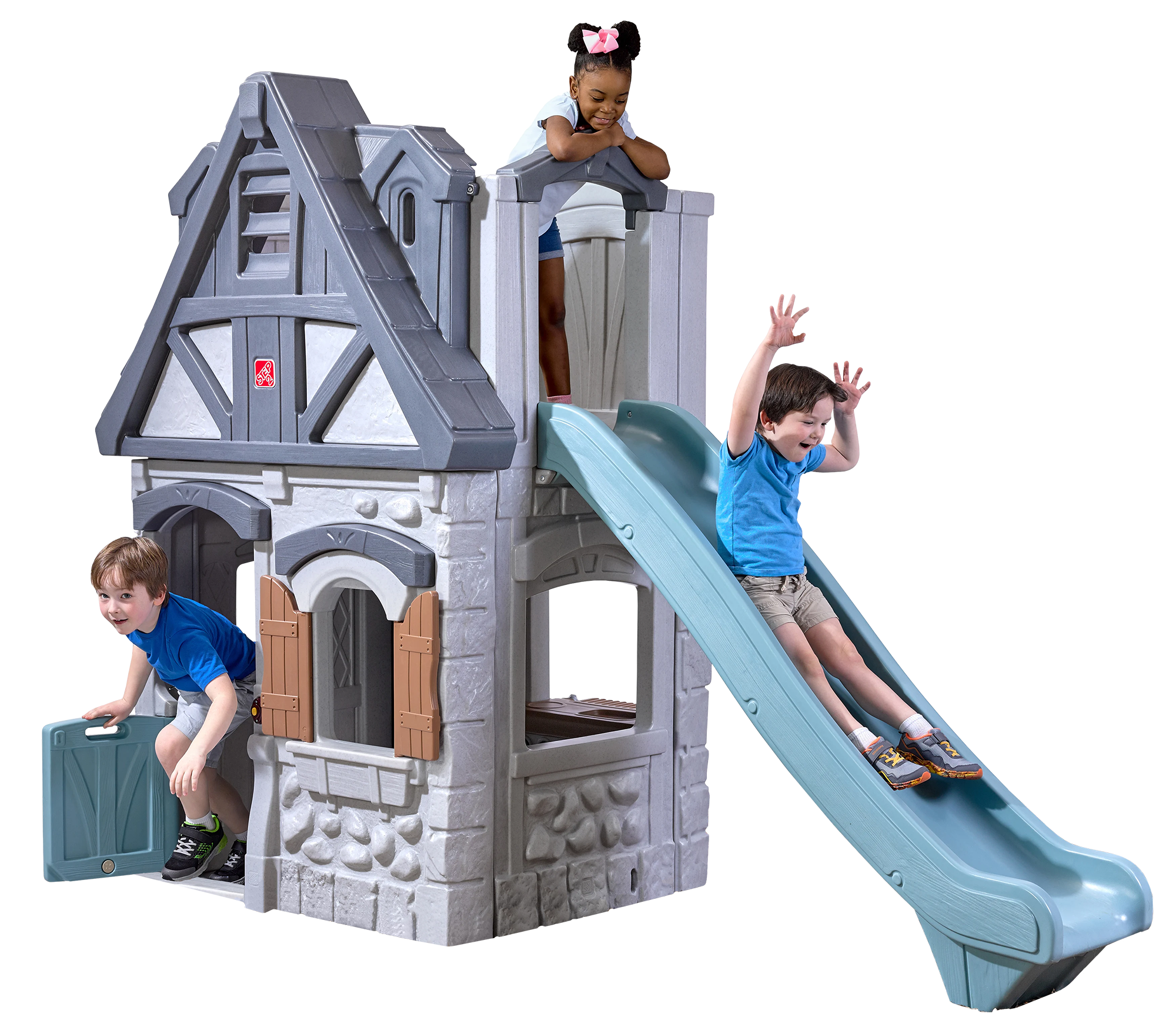 Enchanting Adventures 2-Story Playhouse and Slide