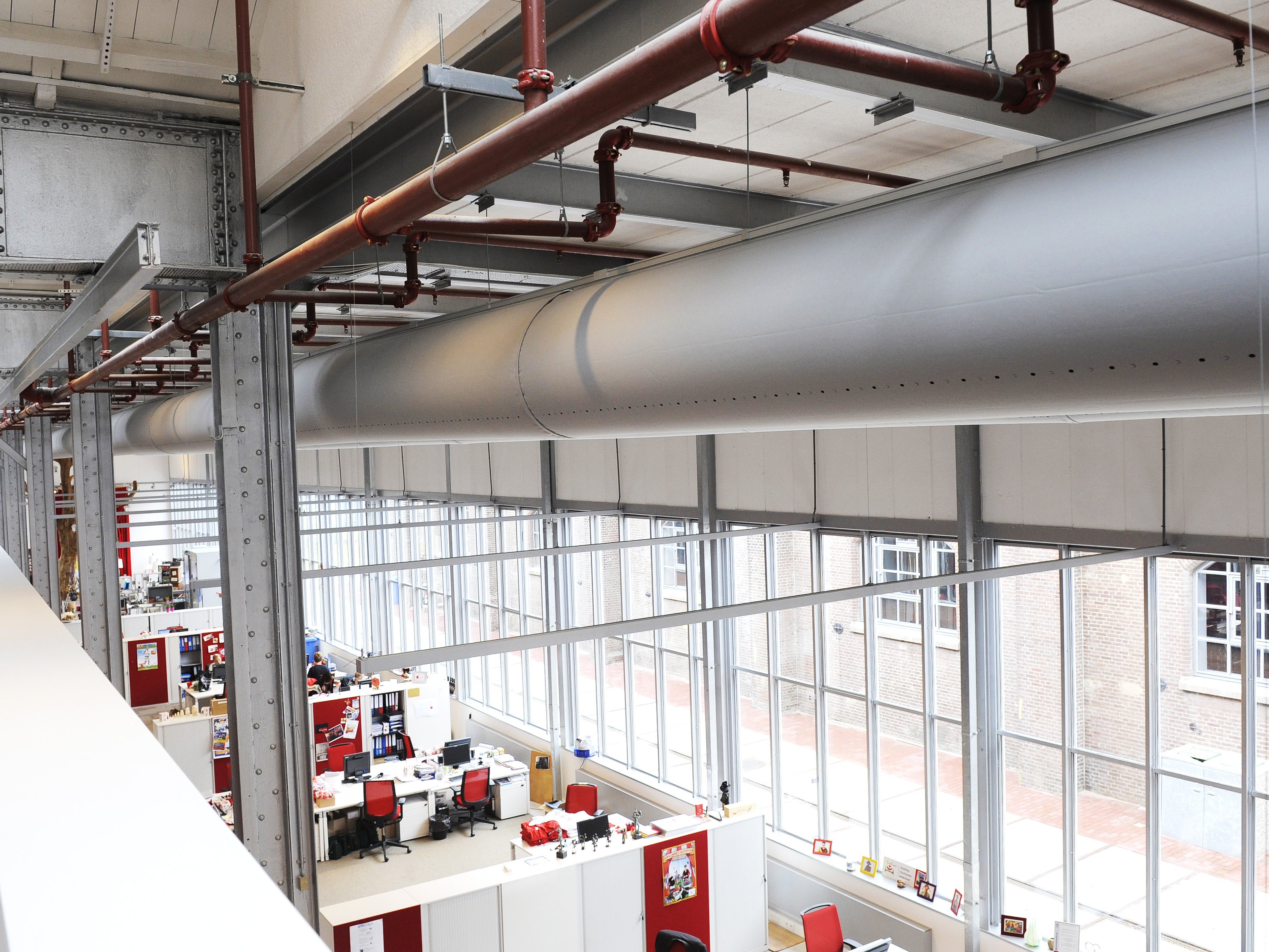 Airsock Hybrid System - คลีมา Klima ผลิต ท่อลมผ้า fabric duct, air sock, duct ...