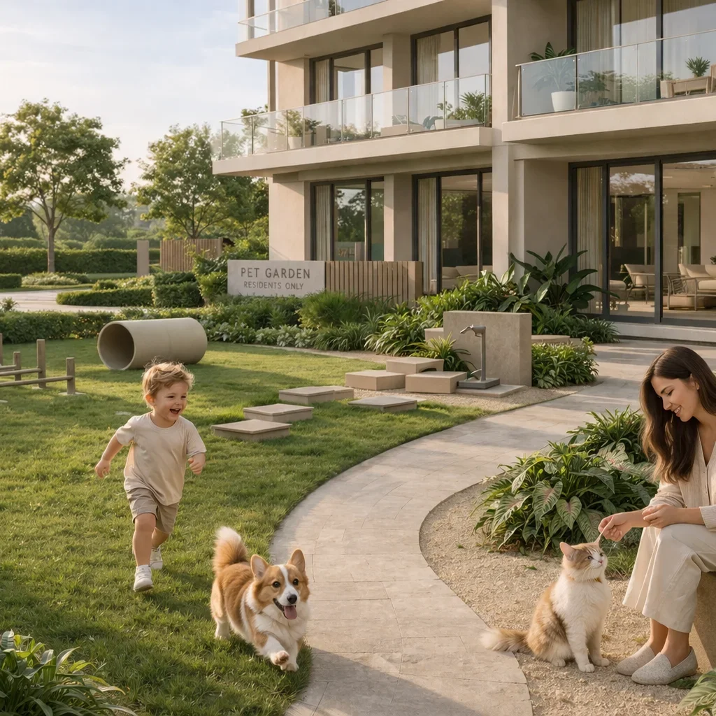 Pet Lawn at SEA SKY Pattaya Pet Lawn at SEA SKY Pattaya