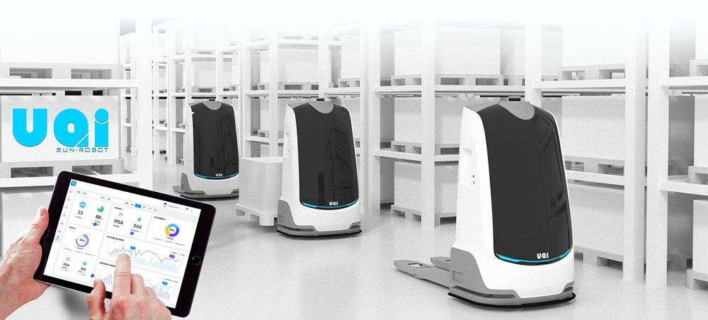 UQI robot ยูฉี AMR หุ่นยนต์เคลื่อนที่อัตโนมัติงานขนย้ายต่างๆ