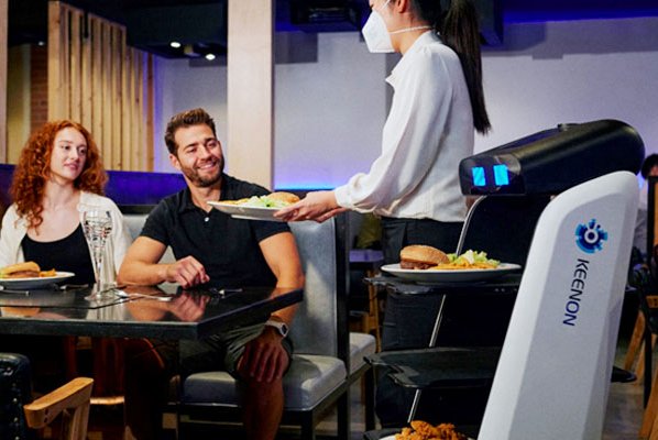 หุ่นยนต์เสิร์ฟอาหาร หุ่นยนต์เสิร์ฟอาหาร