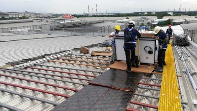 การติดตั้ง Solar rooftop ที่ Kaneka Thailand co., ltd. by microgrid การติดตั้ง Solar rooftop ที่ Kaneka Thailand co., ltd. by microgrid