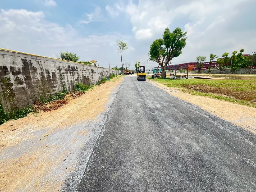 งานหินเกล็ดทางเดินและพื้นที่สวน รูปที่ 6