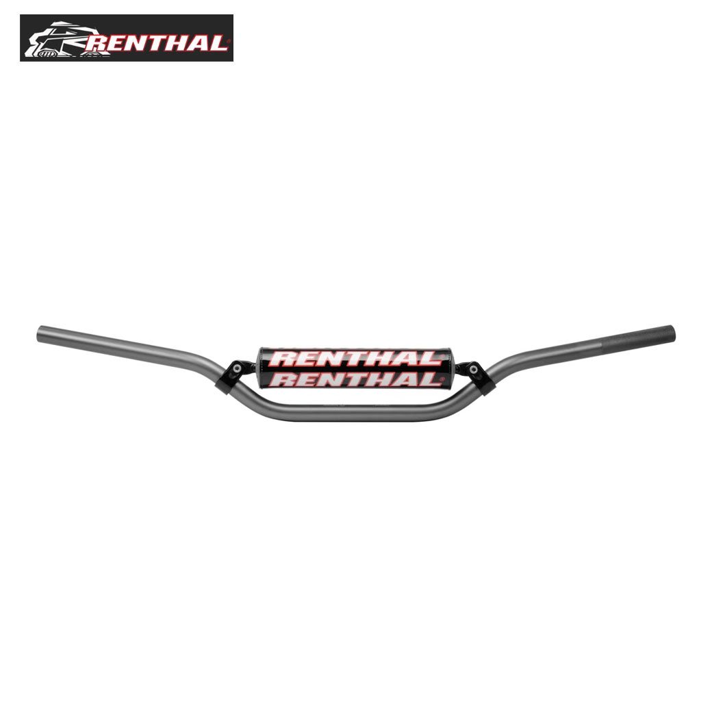 Renthal RC 7/8" Motorcycle Handlebars - Purple Anodized Street Bike Bars