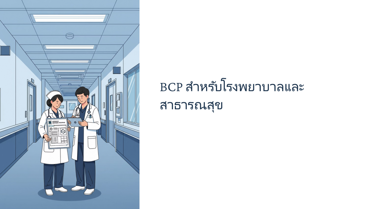 BCP สำหรับโรงพยาบาลและสาธารณสุข