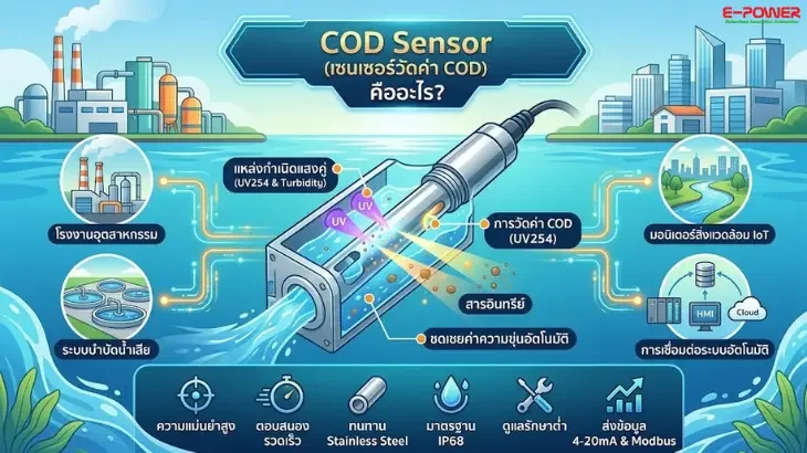 Uv Sensor Cod COD Sensor : High-Precision UV254 Water Quality Monitoring