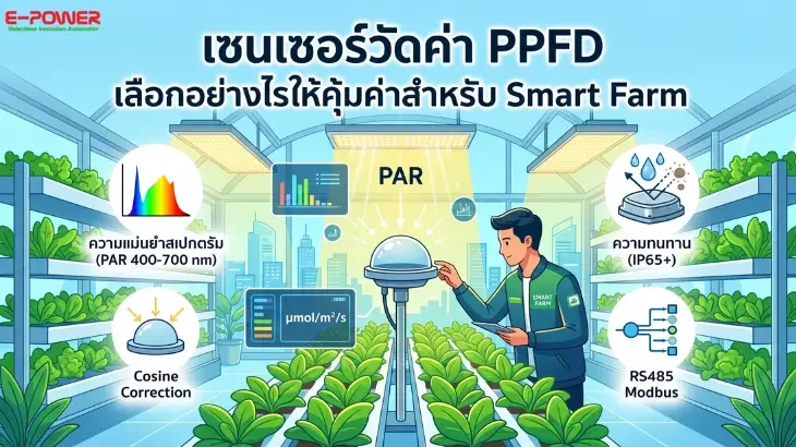 PPFD Sensor Selection Guide for Smart Farm Systems