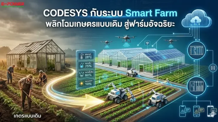 CODESYS ขับเคลื่อน Smart Farm สู่ยุค IoT & Automation