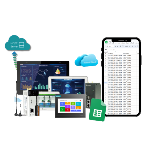 Data collection on Google Sheets via Ecloud IoT (E-power IoT Platform)
