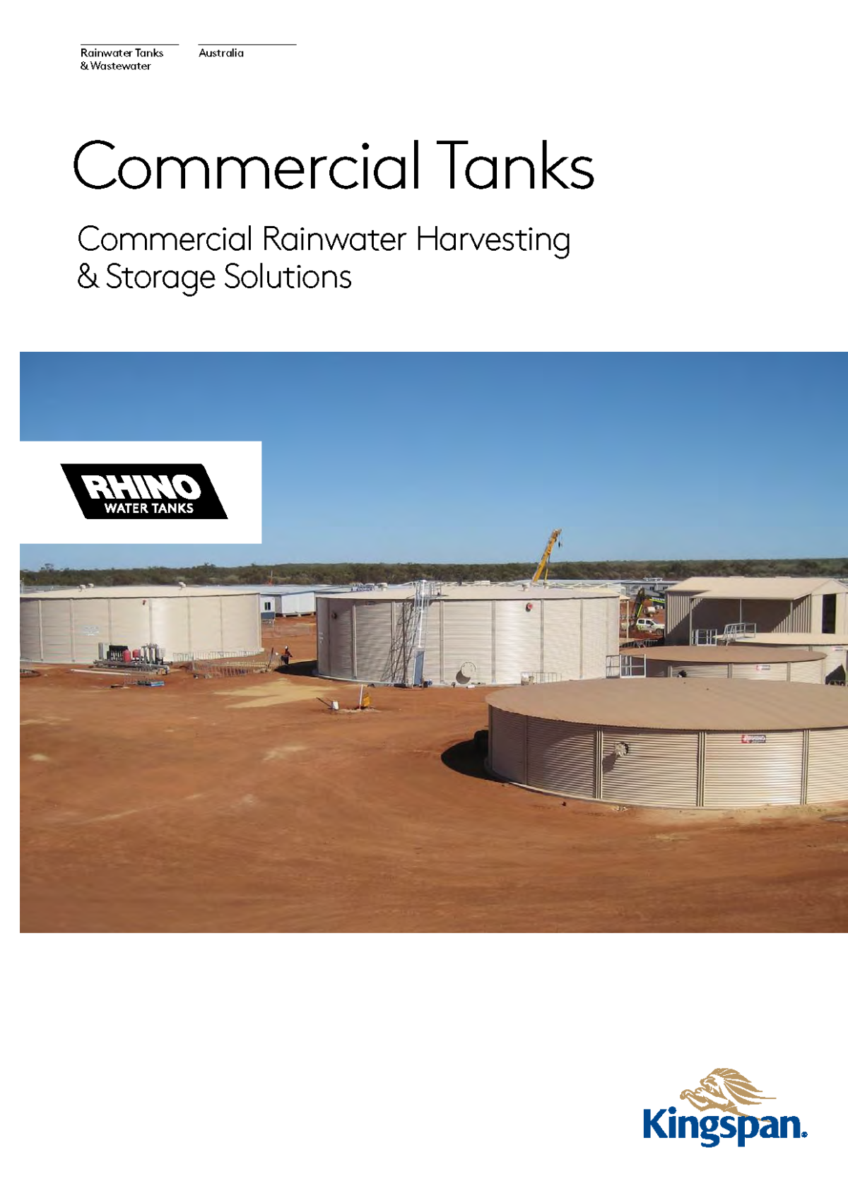 Kingspan Rhino Commercial Tank Catalog by colorroof