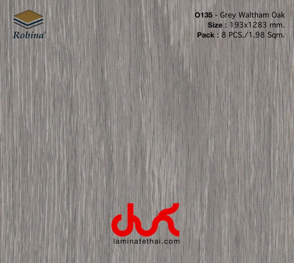 O135 Grey Waltham Oak ROBINA LAMINATE laminatethai
