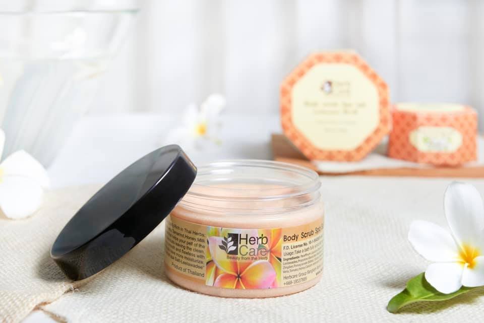 Body Scrub Spa Salt Leelawadee Herbcare herbcarethailand