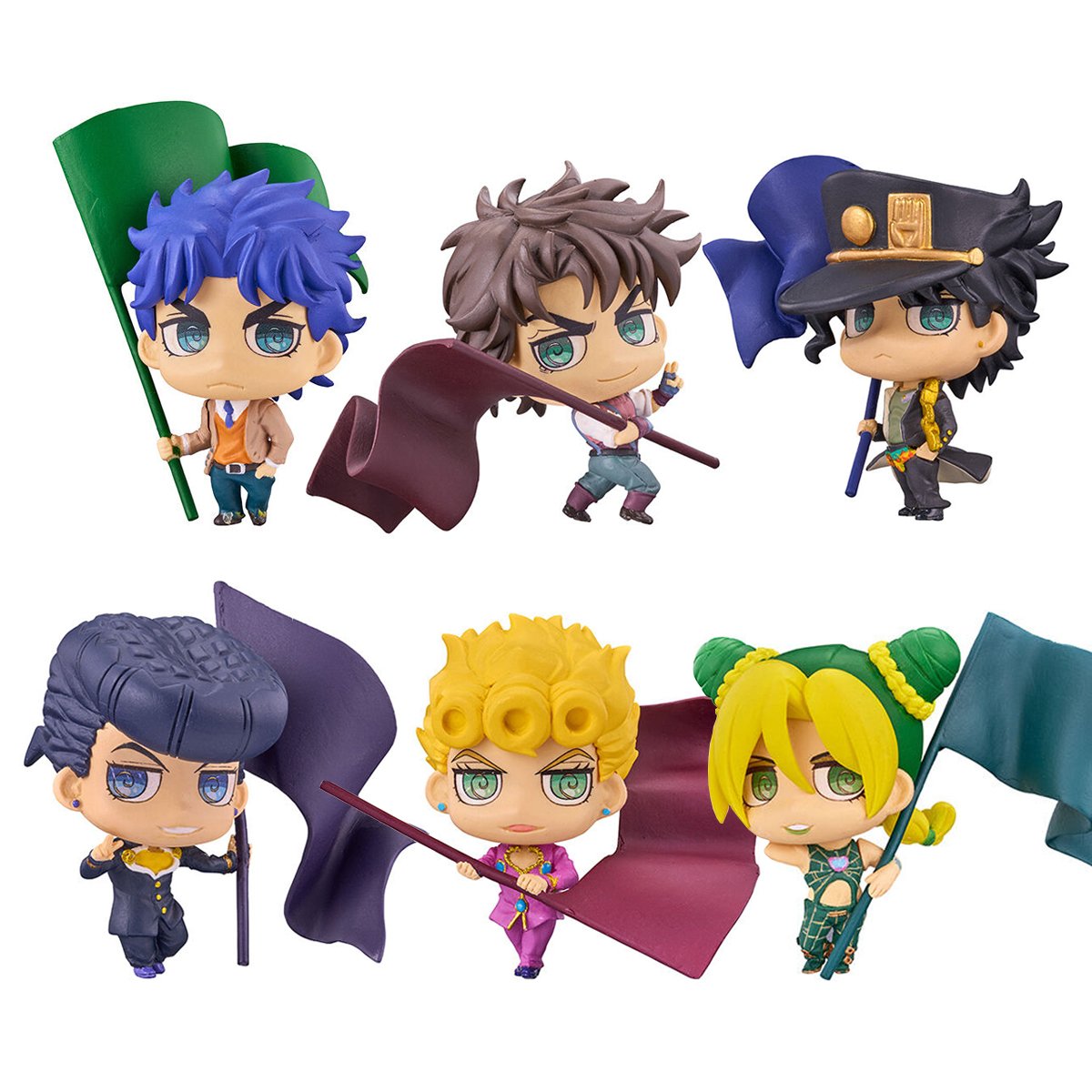 NEW] JOJO WORLD Quizzes, Flag Edition, Premium Gashapon