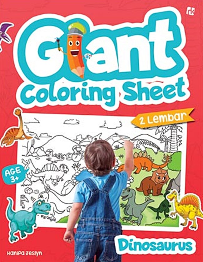 GIANT COLORING SHEET : DINOSAURUS - kawahbookcenter