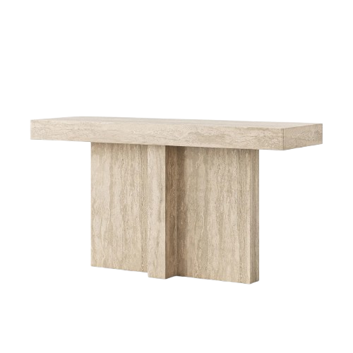 Mable Console Table Cube Statute T Shape