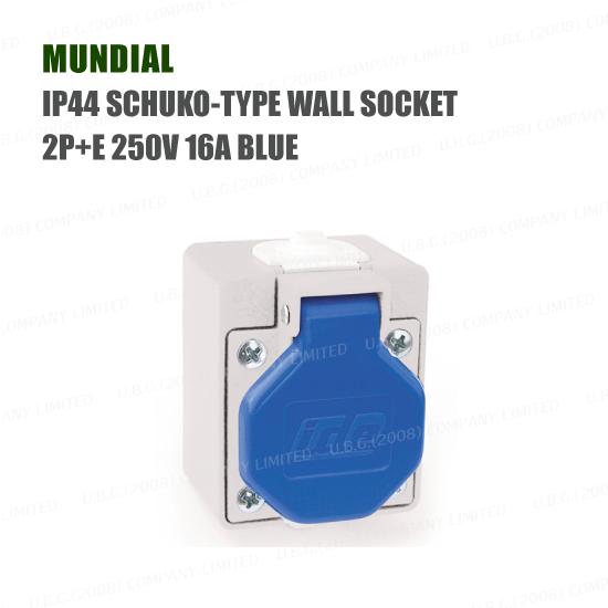 IP44 SCHUKO-TYPE WALL SOCKET 2P ,PLUG 20A AMERICAN DENKI SERIES,power ...