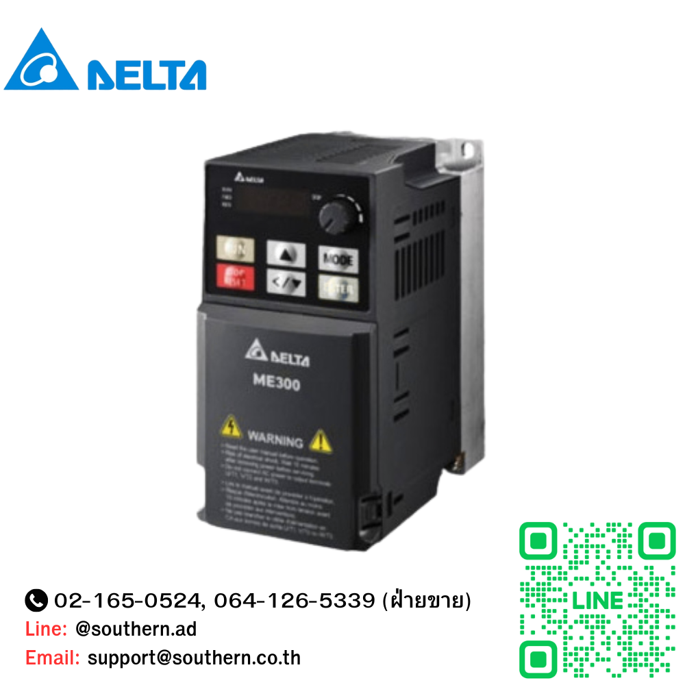 Delta inverter ME300 Model:VFD2A8ME23ANNAA 0.5HP 0.4kW Input 220V 3 ...