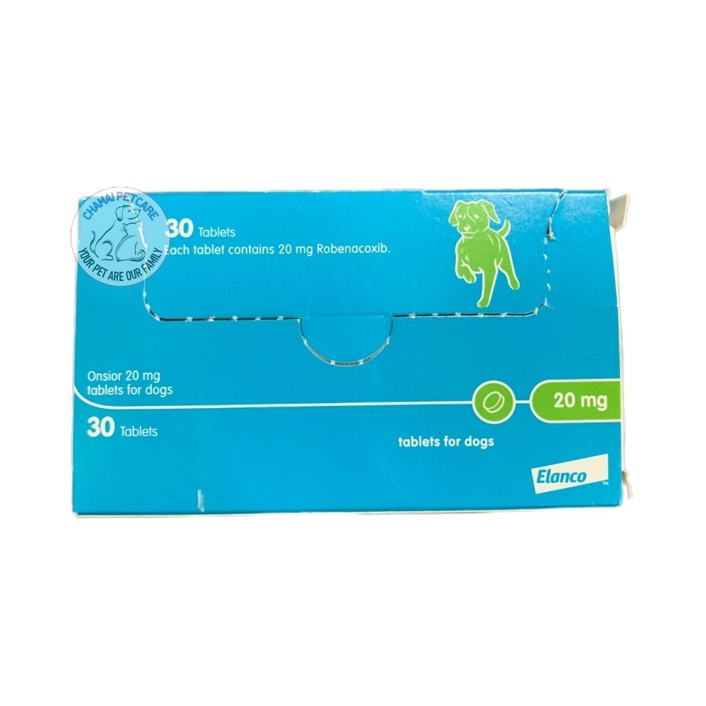 Onsior 20mg ยาแก้ปวด ลดอักเสบแบบเฉียบพลัน สำหรับสุนัข