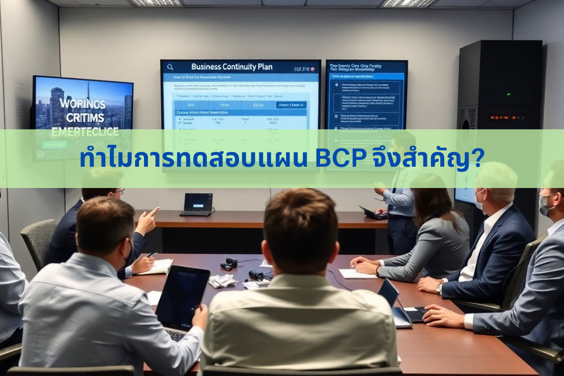 ทำไมการทดสอบแผน BCP จึงสำคัญ?