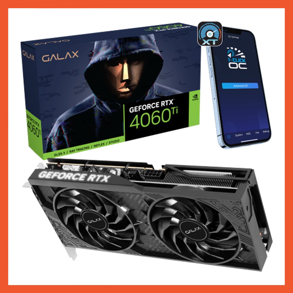 GALAX RTX 4060 Ti 8GB 1-Click OC 【中古】 Buy Galax RTX 4060 Ti EX (1-Click OC) 8GB- Jetlap Technologies