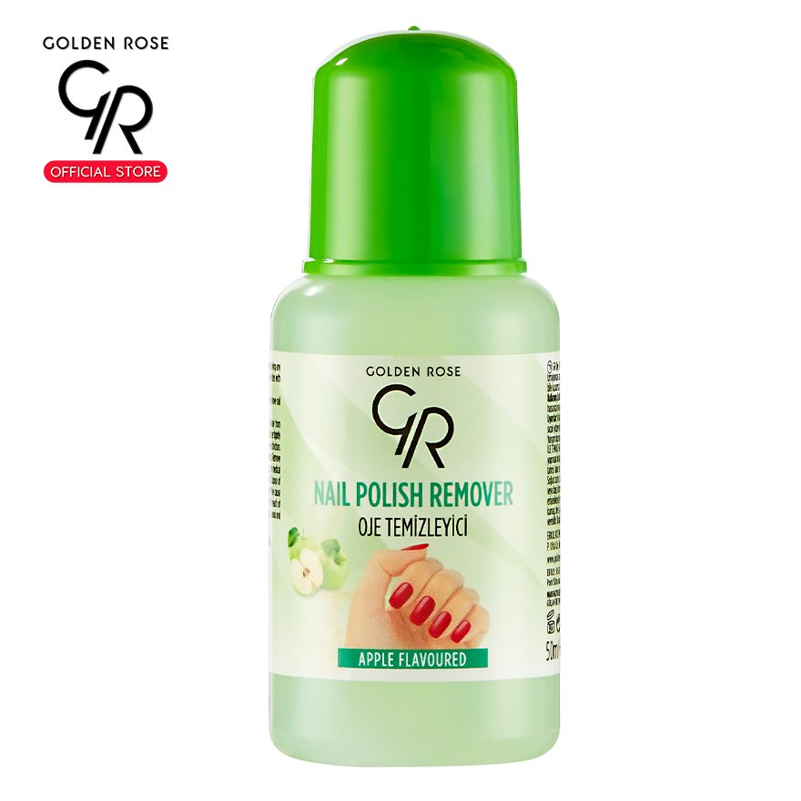 GOLDEN ROSE Nail Polish Remover 50 มล. Apple โกลเด้น โรส น้ำยาล้างเล็บ