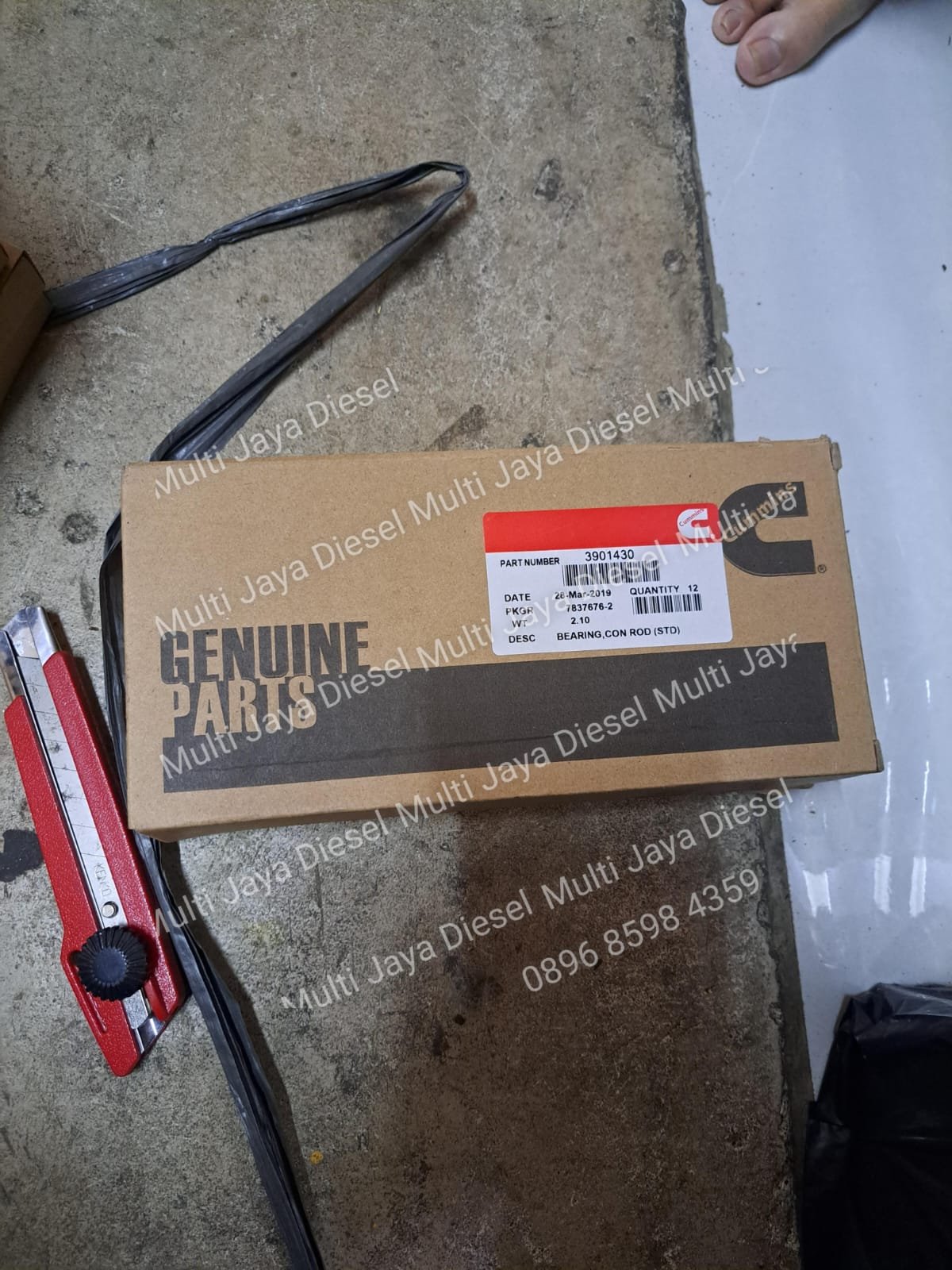 CONROD BEARING CUMMINS 6CT 3901430 - multijaya-diesel