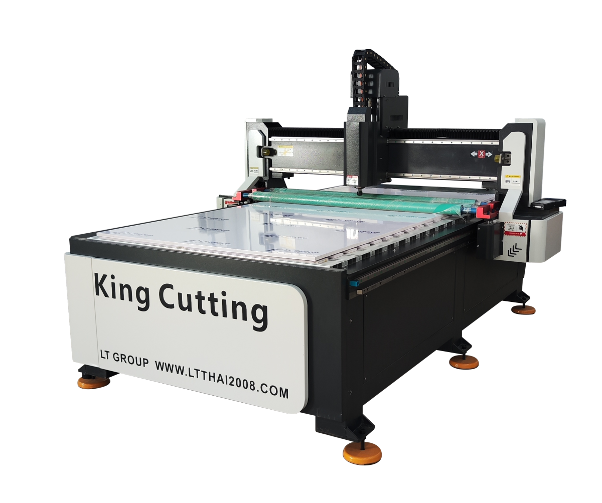เครื่องตัดและแกะสลักแบบลูกกลิ้ง CNC Router With Roller