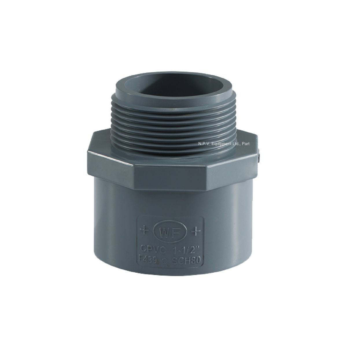 New Sch 80 CPVC 2" Male Adapter MNPT X Socket Connect