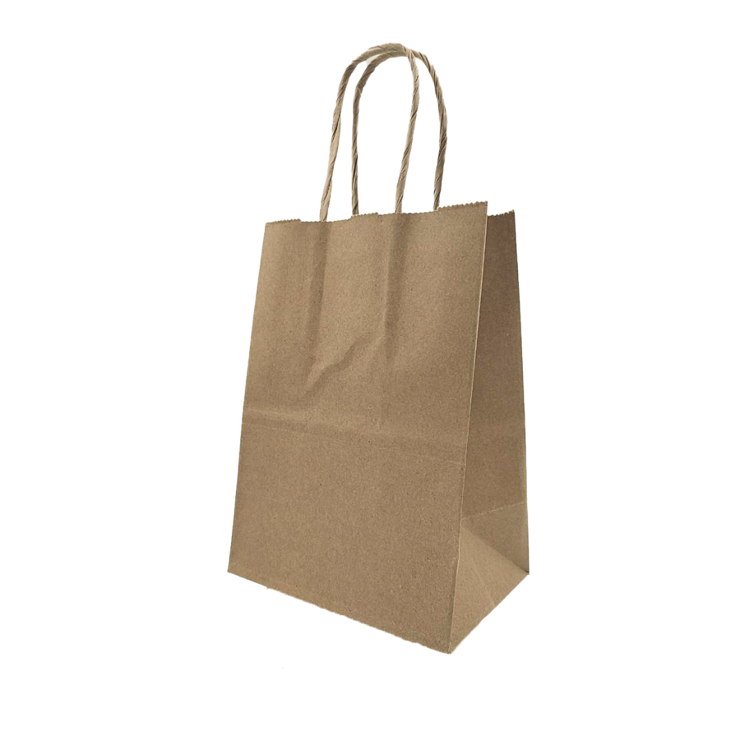 GP Kraft Paper bag with Handle (Import Paper) GP 125 Gsm