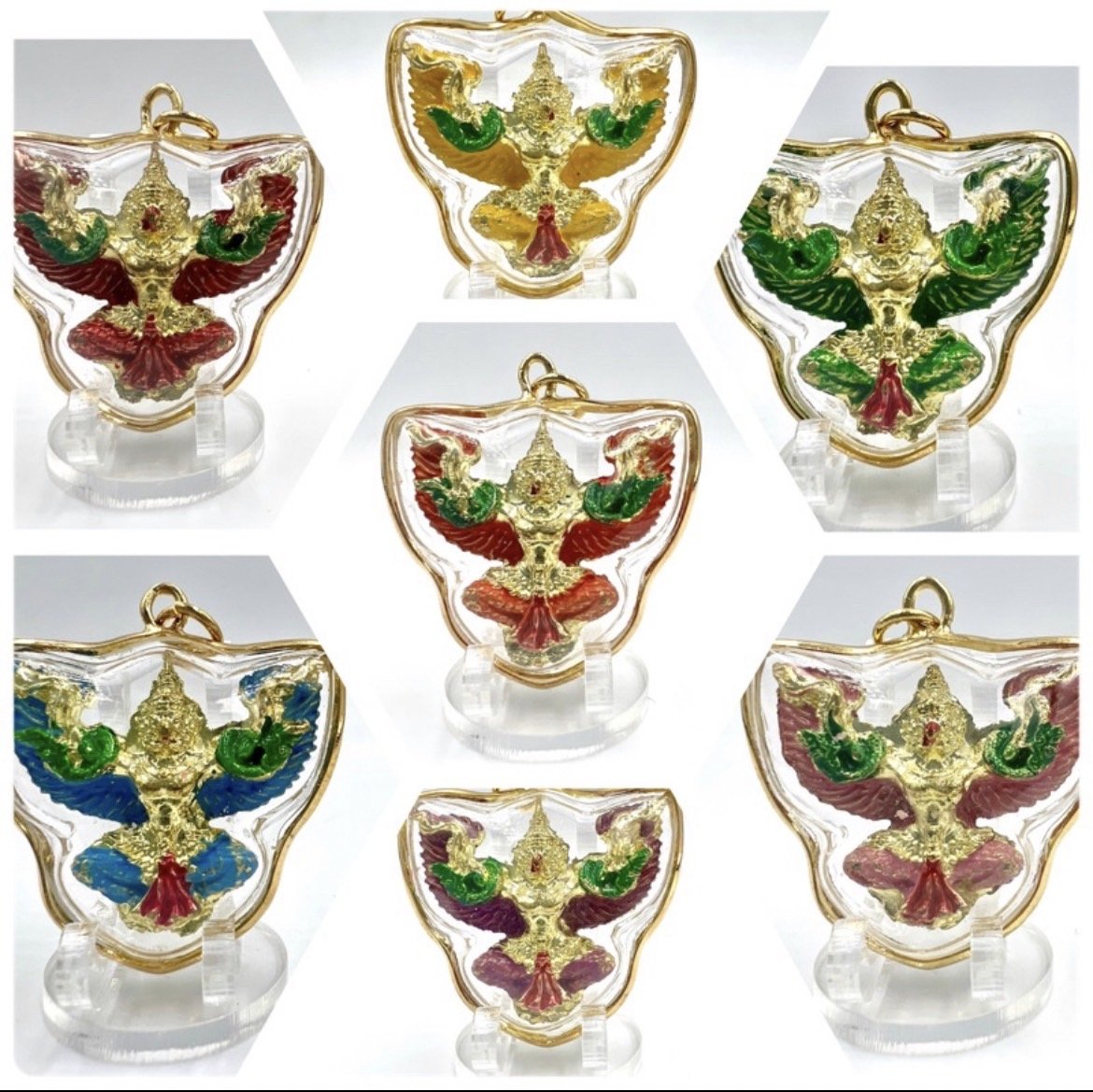 Phaya Krut Special Edition Amulet (7 Colors)