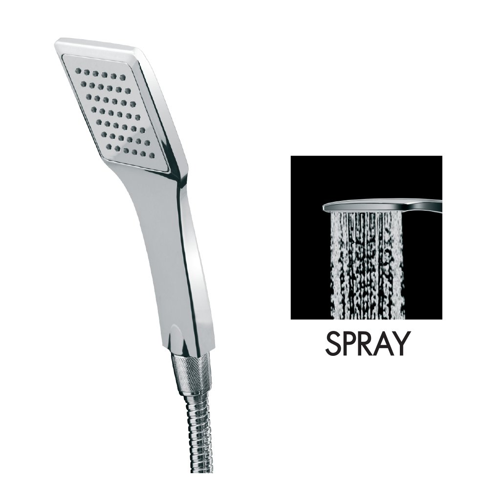 WSP122 SHOWER HEAD 1 FUNCTION COLOUR / DESIGN CHROME wspbath