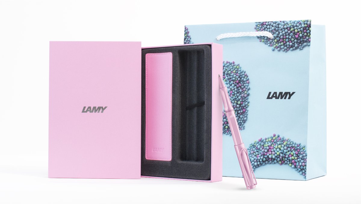 Lamy Safari Tintenroller Lamy Safari Füllhalter Pink - Feder M