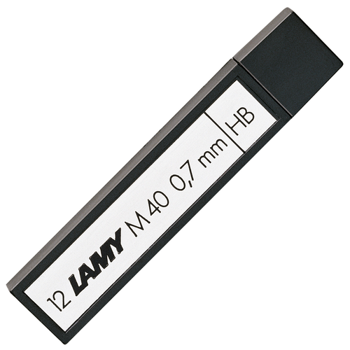 Mines Pour Porte-mines Lamy - Diamètre 0,7 Mm, Dureté HB - Boîte De 12 Mines Noires - 10