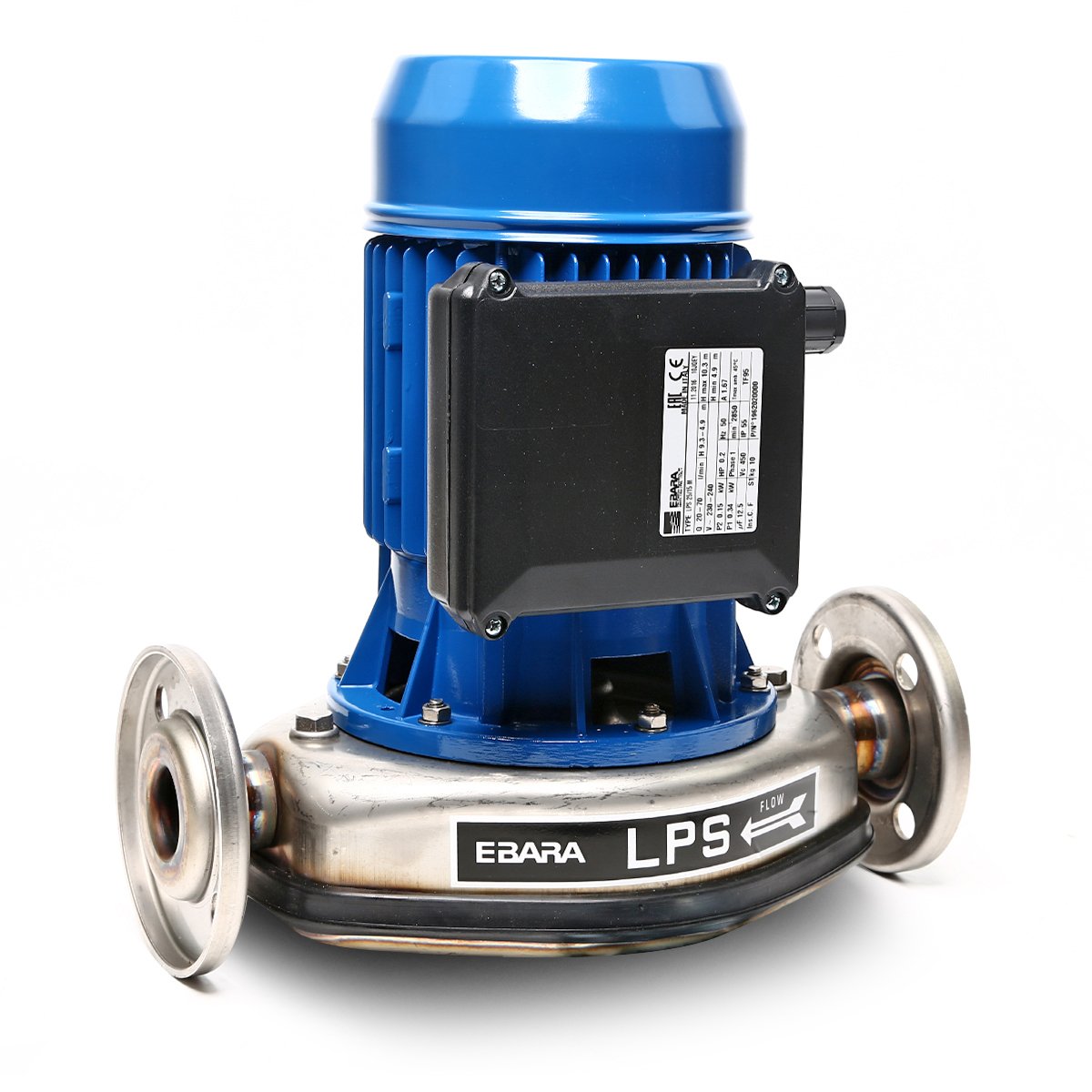 IN-LINE Centrifugal Stainless pump Ebara Model : LPS - 40/40M