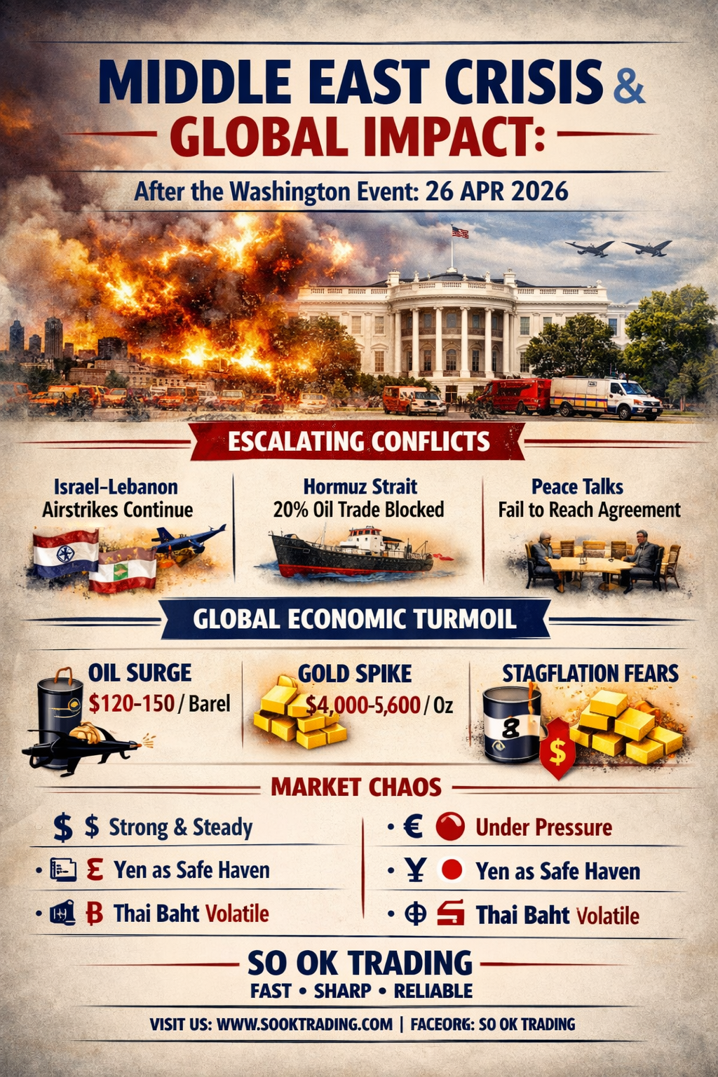 Global Crisis Overlap:Washington Shock & Middle East Turmoil