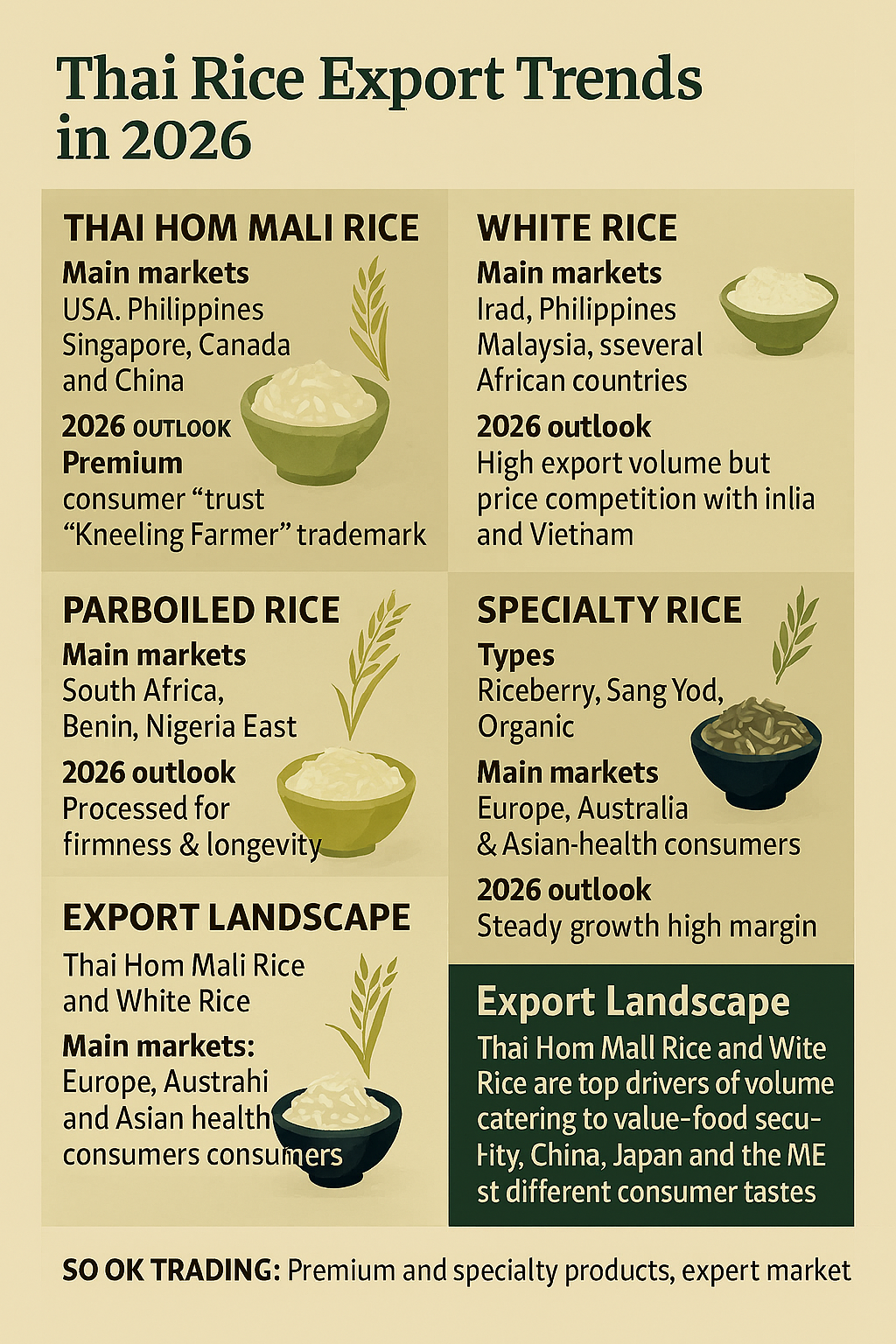 Psa Rice Infographic โThai Rice 2026: Premium Quality for Global Marketsโ Article BY SO OK ...