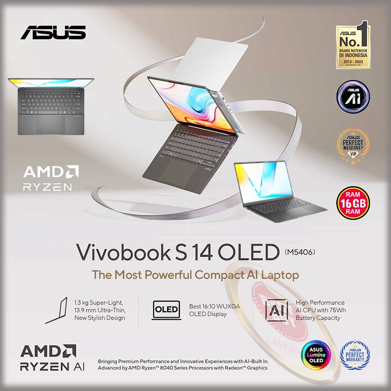 Cover Adesiva In Carbonio Per Asus Vivobook S14 OLED M5406UA – Pelle/Carbonio/Vinile