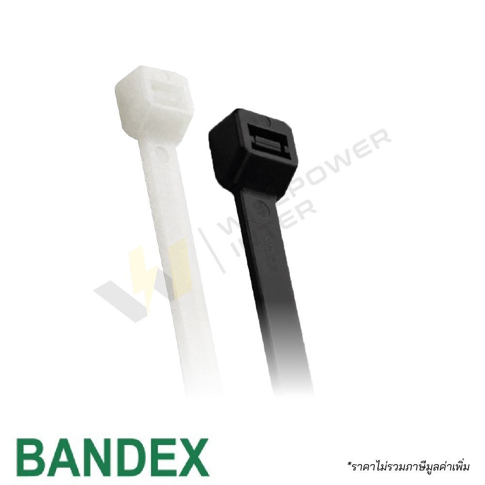 BANDEX | Cable Tie เคเบิ้ลไทร์มาตราฐานสีดำ (100ชิ้น)