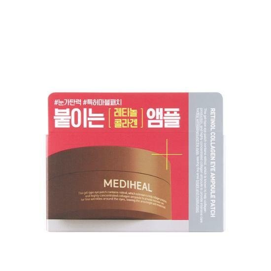 MEDIHEAL Retinol Collagen Eye Ampoule Patch 60pcs testerkorea