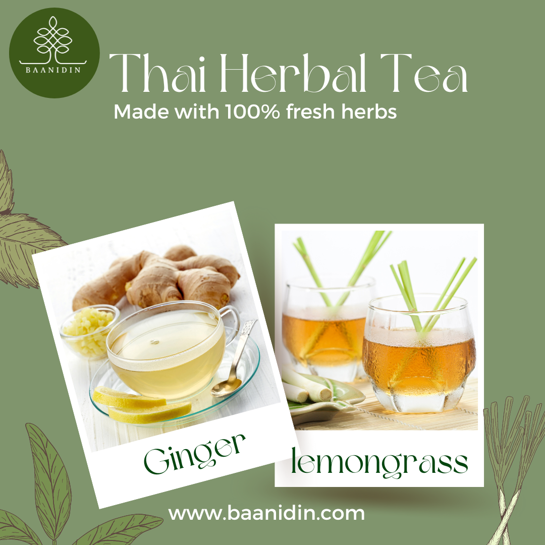 Thai herbal teas for massage and spa treatments baanidin