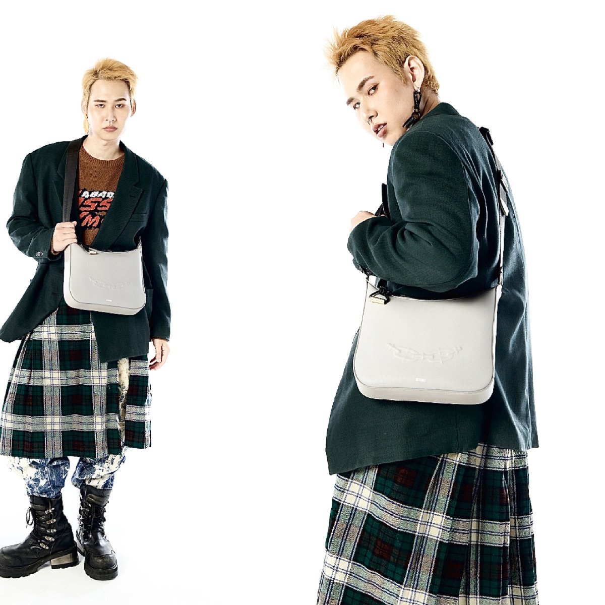 MOREJUDE★韓国★人気★Judelogo shoulder bag 追跡あり JUDE