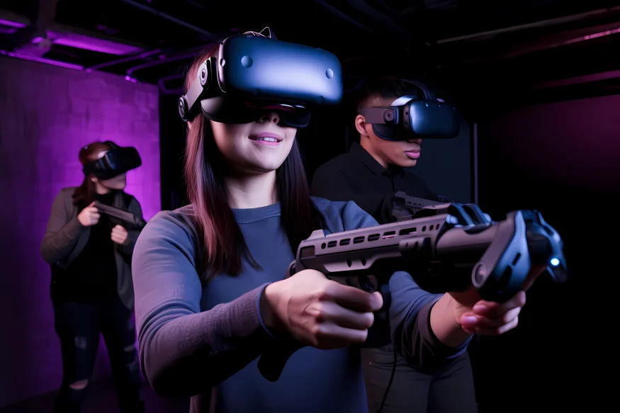 Virtual Reality (VR) is a computer-generated simulation (copy)