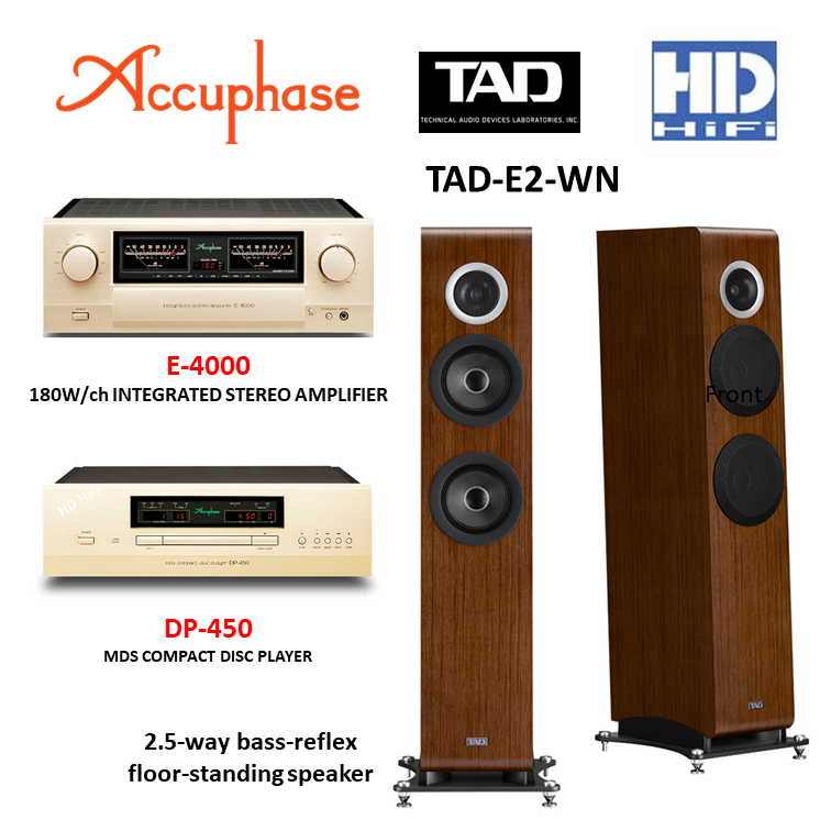 TAD-E2-WN + Accuphase E-5000 + Accuphase DP-450 - hd-hifi