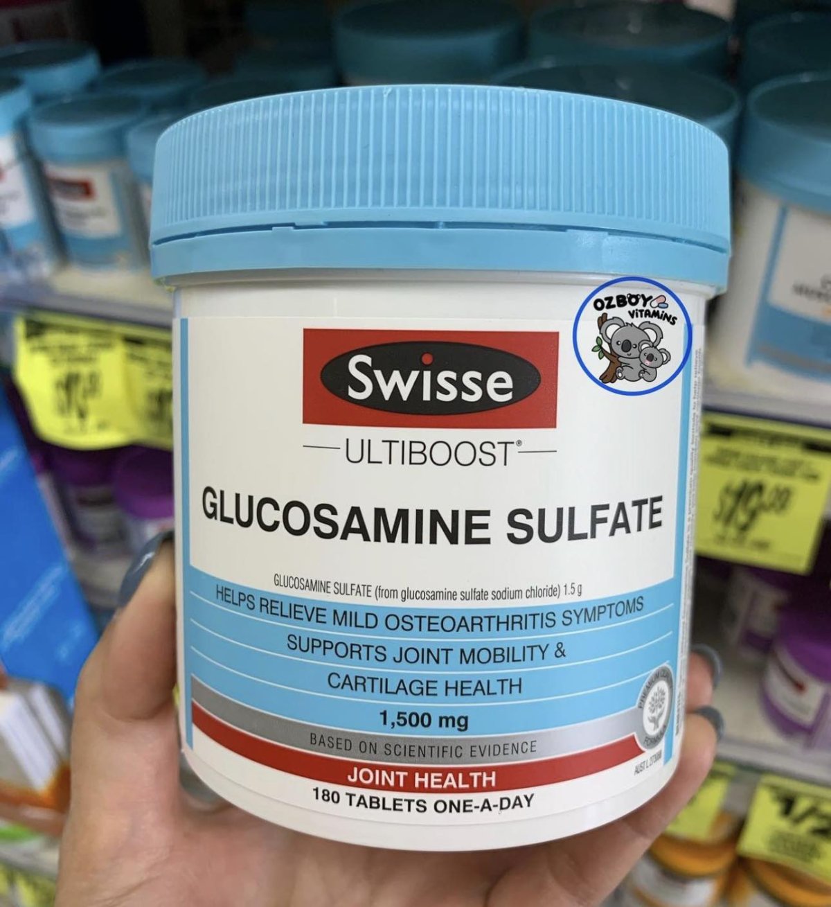 Swisse Glucosamine Sulfate 1,500 mg ozboyvitamins