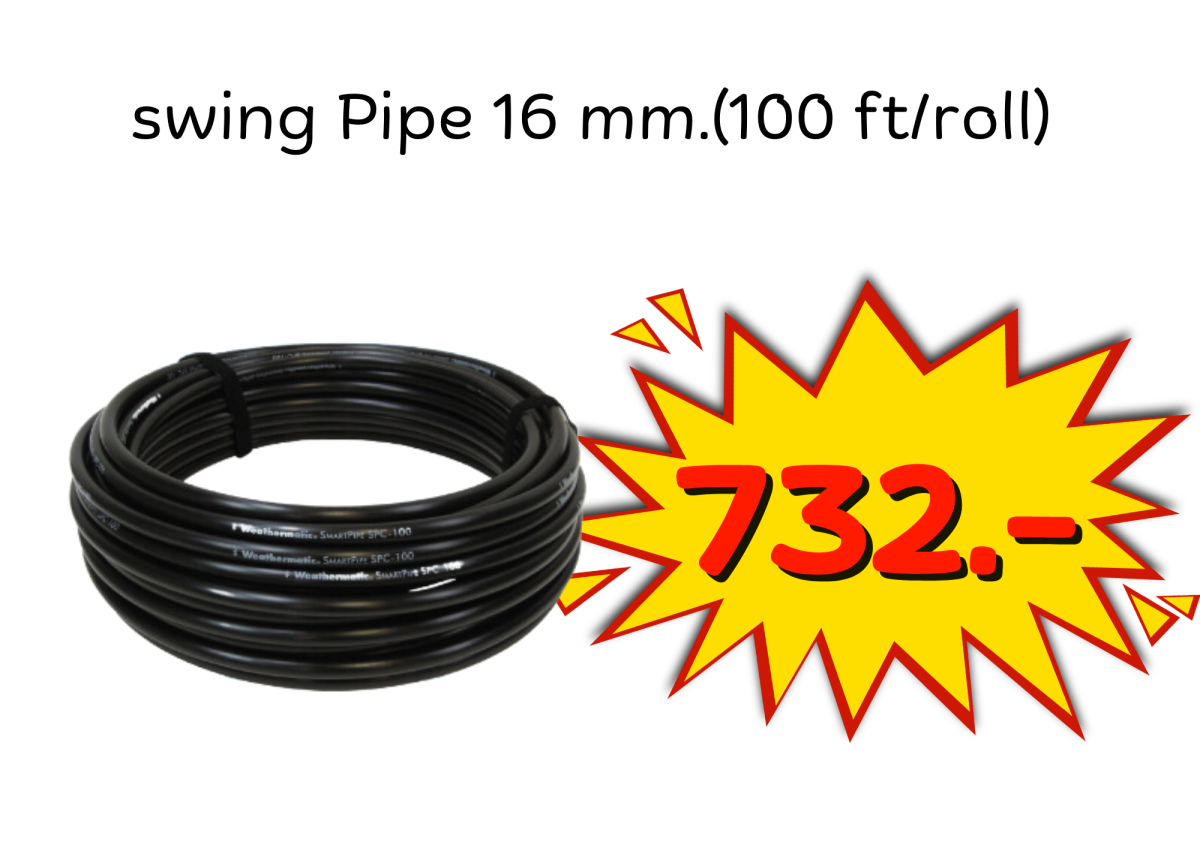 Weathermatic ท่อ Swing Pipe 100 ฟุต/ม้วน waterprostore