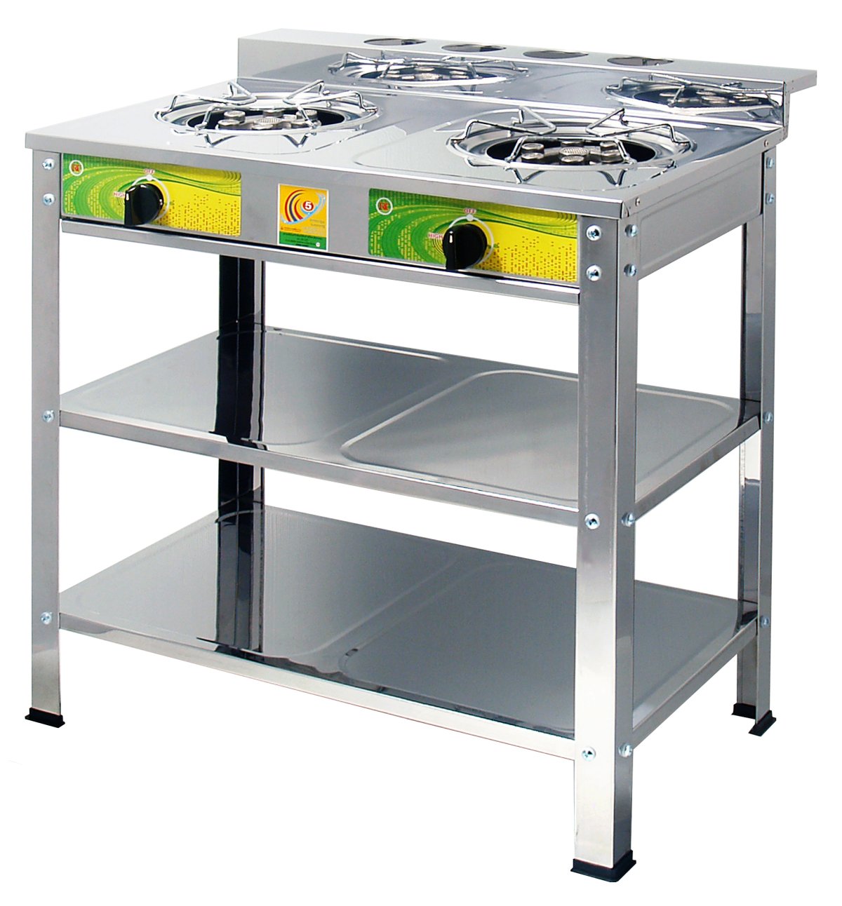 Double-Burner Freestanding Cooker - Asiagasmatic