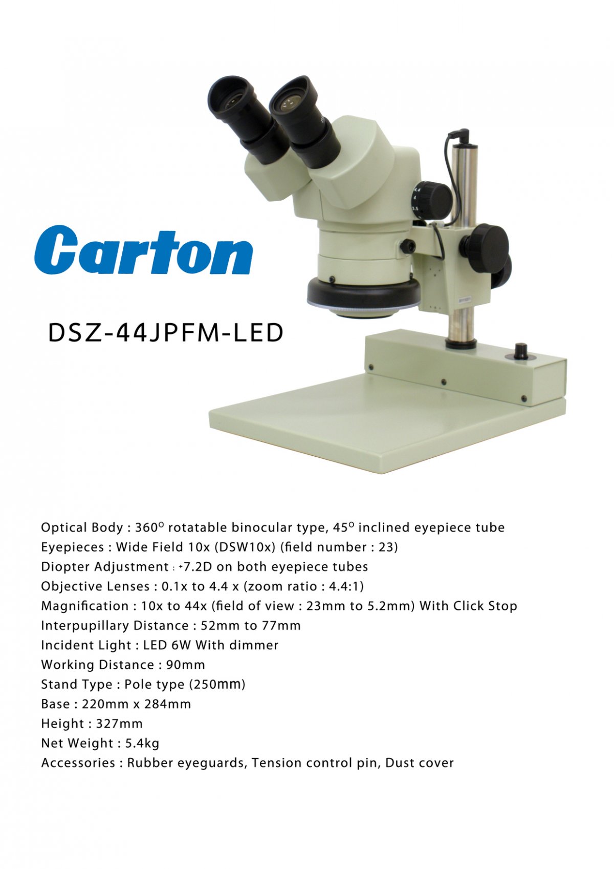 DSZ-44JPFM-LED - cartonmicroscope