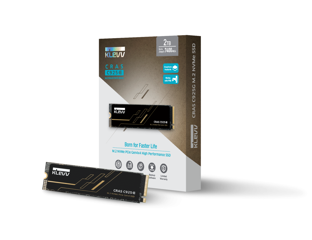 Klevv Ssd KLEVV CRAS C925G M.2 NVMe PCIe Gen4x4 SSD - 2 TB