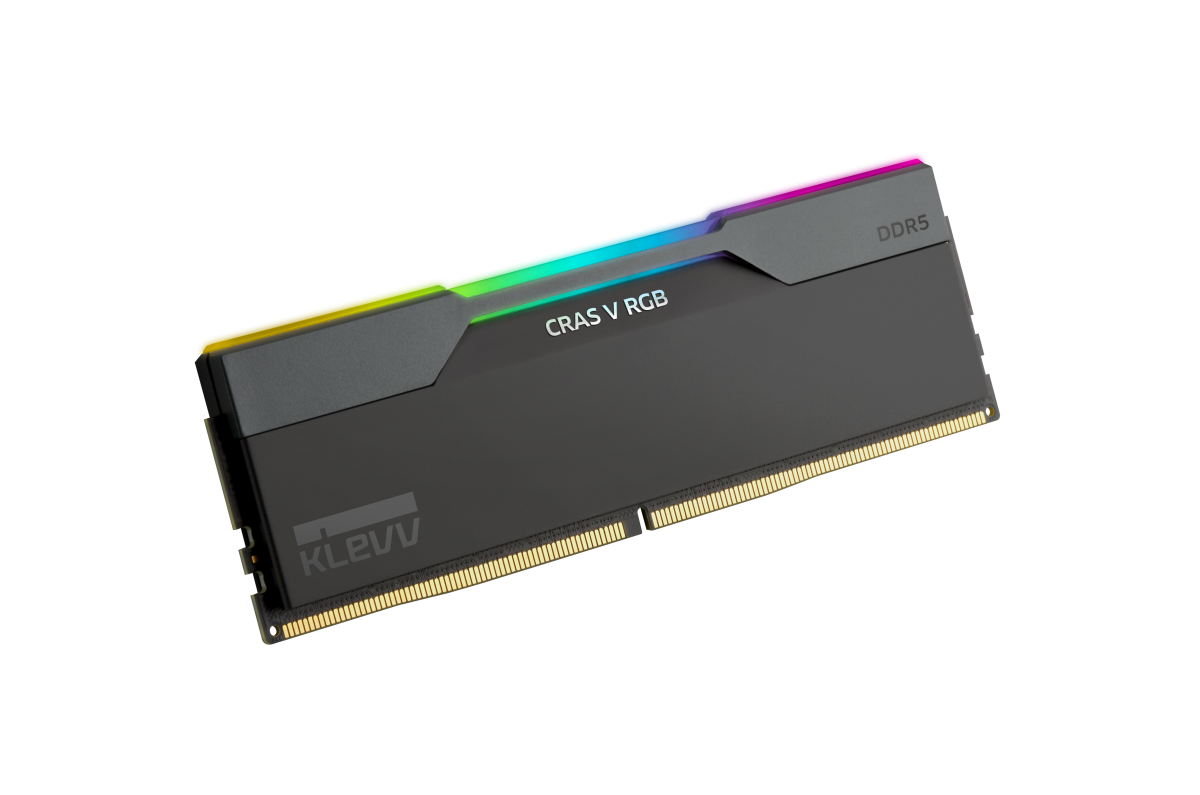 KLEVV CRAS V RGB DDR5 Gaming OC Memory - 64GB (32GBx2) 6400MHz