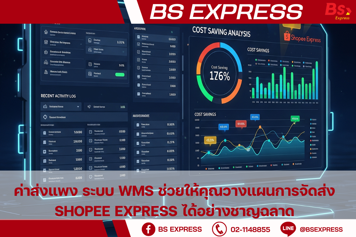 ค่าส่งแพง ระบบ WMS ช่วยให้คุณวางแผนการจัดส่ง Shopee Express ได้อย่างชาญฉลาด